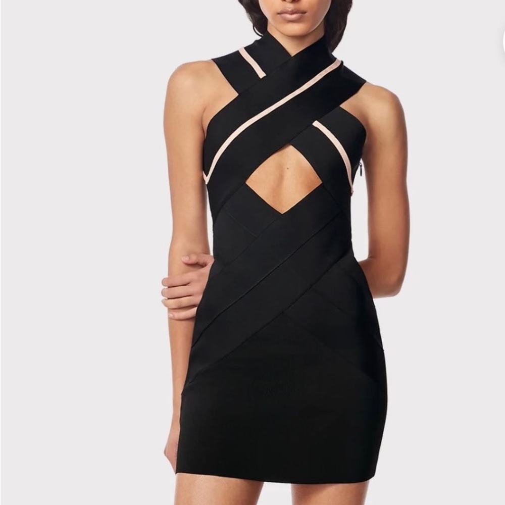 Herve Leger Crossover dress